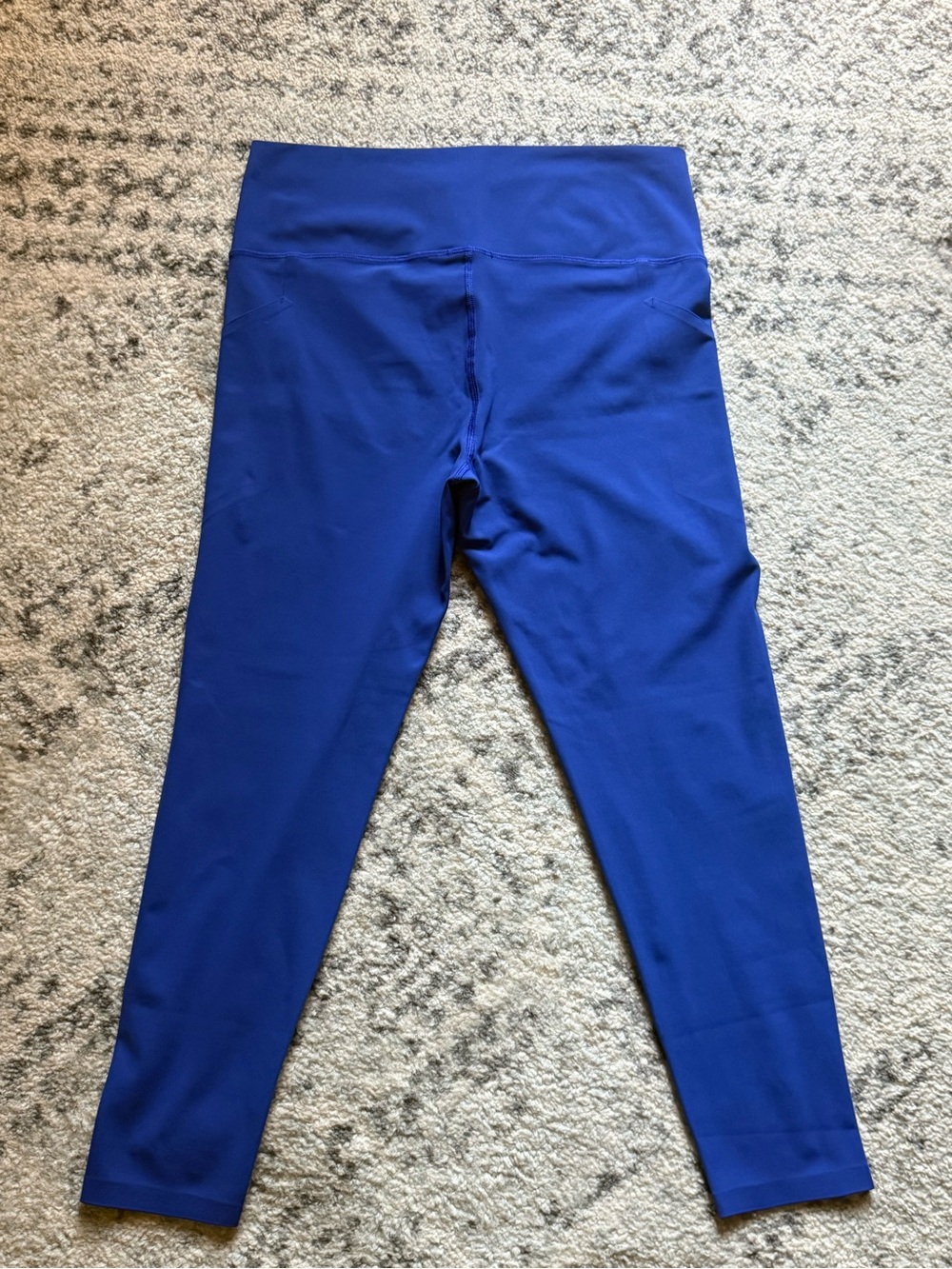 Mono B Royal Blue Essential Tapered High Waisted Leggings XL Like New